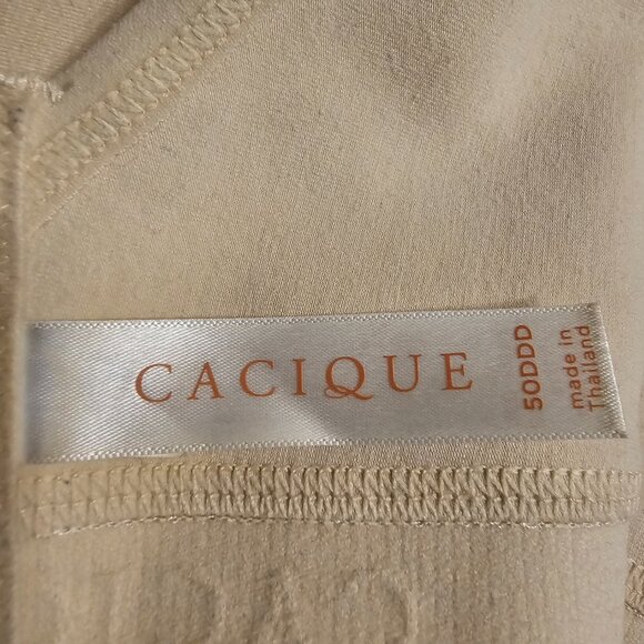 DONATING SOON Cacique No Wire Full Coverage Bra, Tan, Size 50DDD - Picture 7 of 10